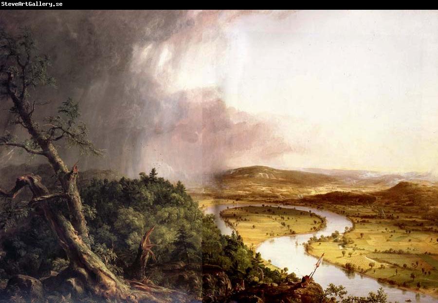 Thomas Cole Vue du mont Holyoke,pres de Northampton dans le Massachusetts Apres l'orage